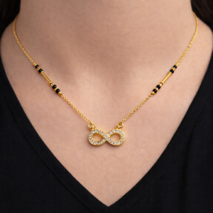 Elegant Infinity Symbol Mangalsutra Necklace for Women