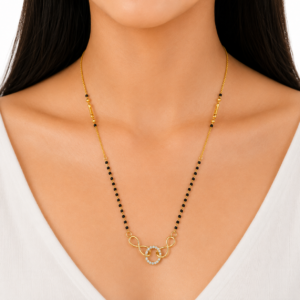 Circular Link Mangalsutra Necklace | OffersCart